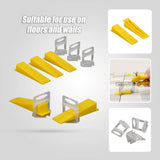 1000x Tile Leveling System Clips Levelling Spacer Tiling Tool Floor Wall - Extra Image