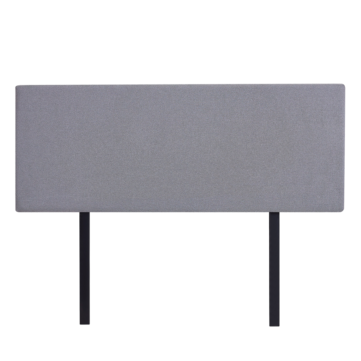 Linen Fabric Double Bed Deluxe Headboard Bedhead - Slate Ash