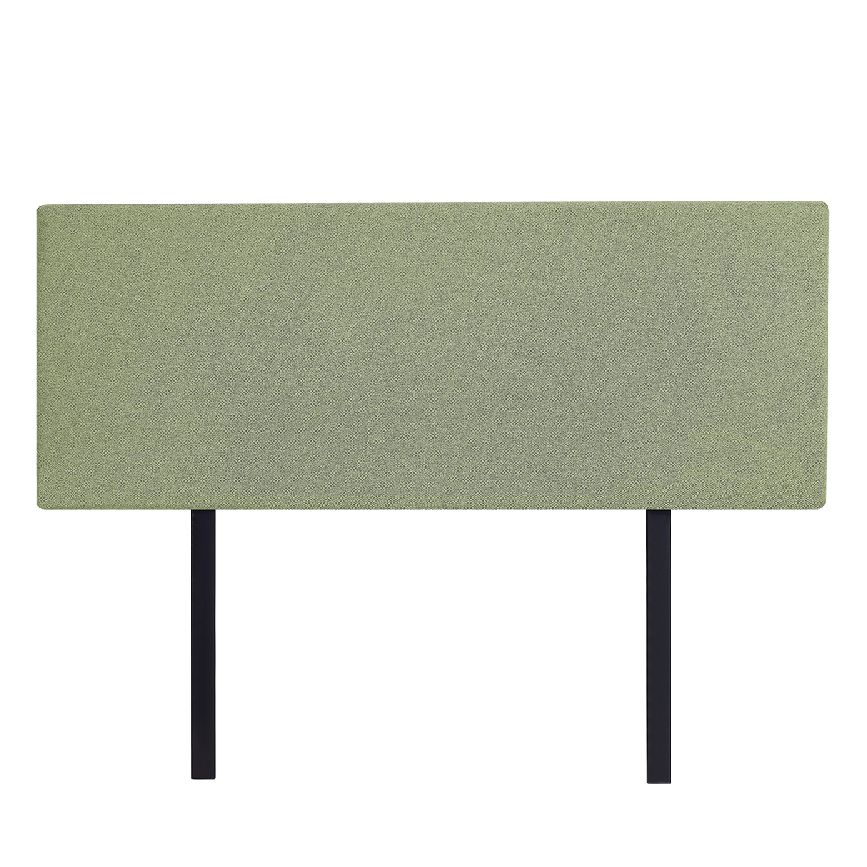 Linen Fabric Double Bed Deluxe Headboard Bedhead - Olive Green