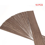 Vinyl Floor Tiles Self Adhesive Flooring Sapele Wood Grain 16 Pack 2.3SQM - Close-Up Angle
