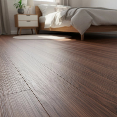 Vinyl Floor Tiles Self Adhesive Flooring Teak Wood Grain 16 Pack 2.3SQM