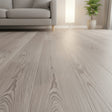 Vinyl Floor Tiles Self Adhesive Flooring Water Dyed Walnut Black Wood Grain 16 Pack 2.3SQM
