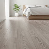 Vinyl Floor Tiles Self Adhesive Flooring Water Dyed Walnut Black Wood Grain 16 Pack 2.3SQM - Side View