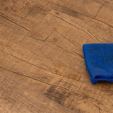 Vinyl Floor Tiles Self Adhesive Flooring Smoked Eucalyptus Wood Grain 16 Pack 2.3SQM - Rear View