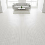 Vinyl Floor Tiles Self Adhesive Flooring Ramin Wood Grain 16 Pack 2.3SQM - 45-Degree Angle