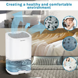 1000ML Mini Dehumidifier Portable Air Dryer Office Moisture Absorber Machine - 45-Degree Angle