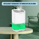 1000ML Mini Dehumidifier Portable Air Dryer Office Moisture Absorber Machine - Low Angle