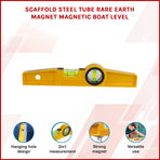 Scaffold Steel Tube Rare Earth Magnet Magnetic Boat Level