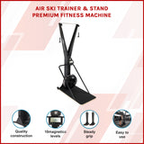 Air Ski Trainer & Stand Premium Fitness Machine - Rear View
