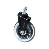 5x Office Chair Rollerblade Caster Wheels Safe for All Floors - Universal Fit