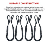 4 Pack Marine Bungee Dock Line Boat Mooring Rope Anchor Cord Stretch - Extra Image
