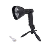 10W Handheld Spot Light Rechargeable LED Spotlight Hunting Shooting 12V - Front View