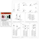 Large Wooden 5 Tiers Hat Coat Stand Clothes Shoe Rack Hanger Hooks Shelf Storage - Extra Image