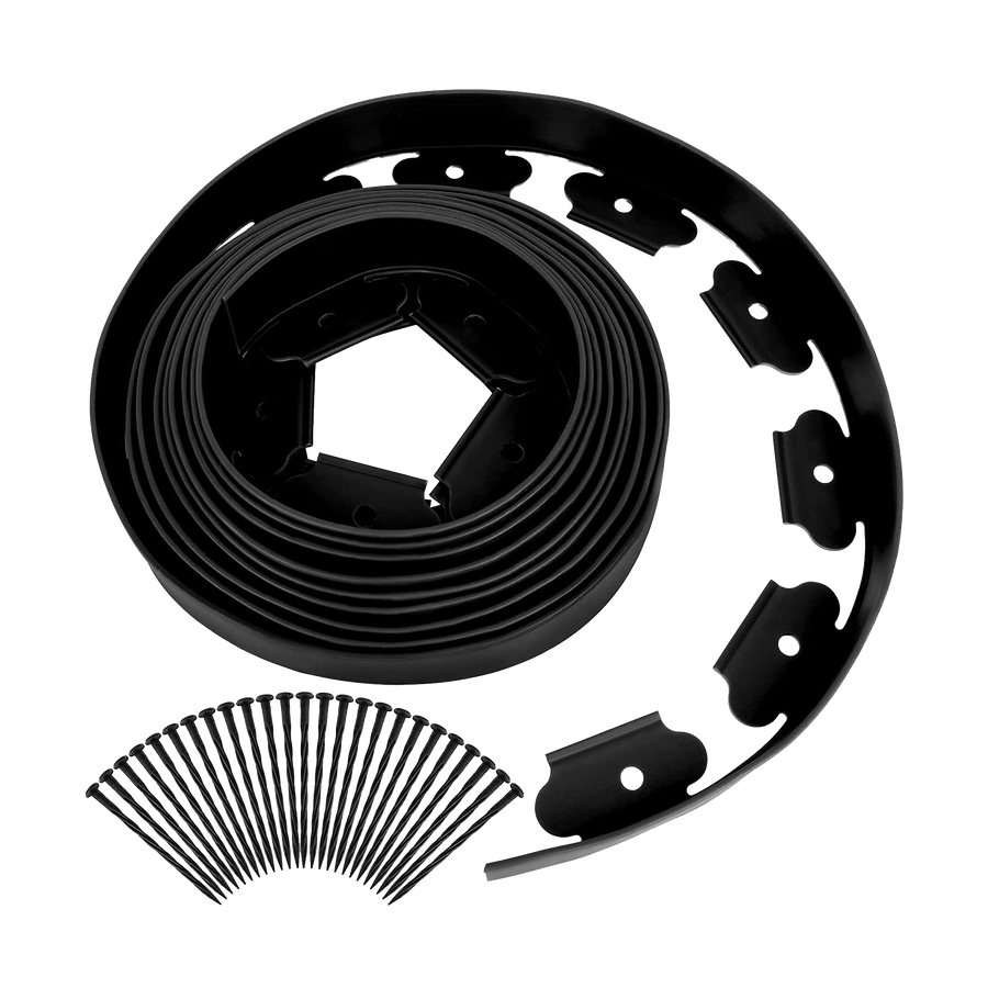 Landscape No Dig Lawn Garden Edging Kit 10m Flexible Durable Border Paver