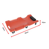 92cm Professional Rolling Mechanics Car Creeper Crawler Board Under Car Tool - Low Angle