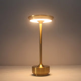 Rechargeable Table Desk Lamp LED Touch Dimmable Bedroom Night Light Cordless - Front View