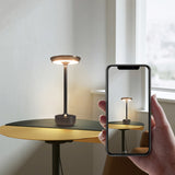 Rechargeable Table Desk Lamp LED Touch Dimmable Bedroom Night Light Cordless - Side View
