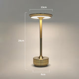 Rechargeable Table Desk Lamp LED Touch Dimmable Bedroom Night Light Cordless