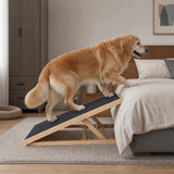 Foldable Dog Pet Ramp Adjustable Height Dogs Stairs for Bed Sofa Car 100cm