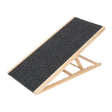 Foldable Dog Pet Ramp Adjustable Height Dogs Stairs for Bed Sofa Car 100cm - 45-Degree Angle