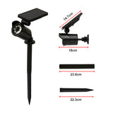 Solar LED Spotlight - Solar-powered motion-activated LED security light - Extra Image