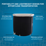 Premium Portable Ice Bath Inflatable Foldable Cold Water Therapy