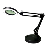 10X Magnifying Glass Desk Light Magnifier LED Lamp Reading Lamp With Base - Low Angle