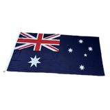 Australian Flag Heavy Duty Woven Spun Poly Australia Flag Metal Clips