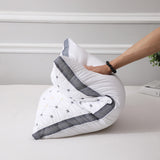 Hotel Quality Pillows Ultra Soft Home Bed Pillow Medium Film Twin Pack - Side View