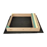 Wooden Kids Backyard Sandbox Children Outdoor Play Toy Sandpit