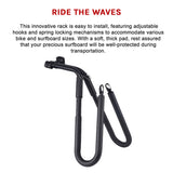 Adjustable Surfboard Skimboard Bicycle Rack Carrier - Extra Image