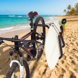 Adjustable Surfboard Skimboard Bicycle Rack Carrier - Side View