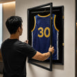 Wall Display/Case Lockable Rack 80cm Football Basketball Jersey Storage Box