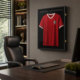 Wall Display/Case Lockable Rack 80cm Football Basketball Jersey Storage Box