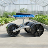 Gardening Seat Portable Height Adjustable Folding Stool Kneeling Pad - Front View