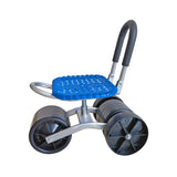Gardening Seat Portable Height Adjustable Folding Stool Kneeling Pad - Rear View