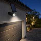 Solar LED Spotlight Motion Activated Security Light - Side View