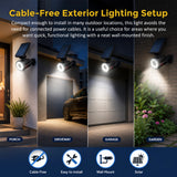 Solar LED Spotlight Motion Activated Security Light - 45-Degree Angle