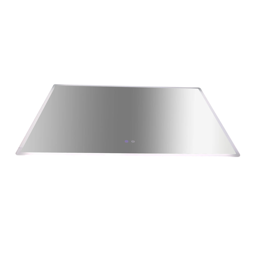 Rectangular Mirror LED Anti-Fog Illuminated Bathroom Living Room - 120x80cm