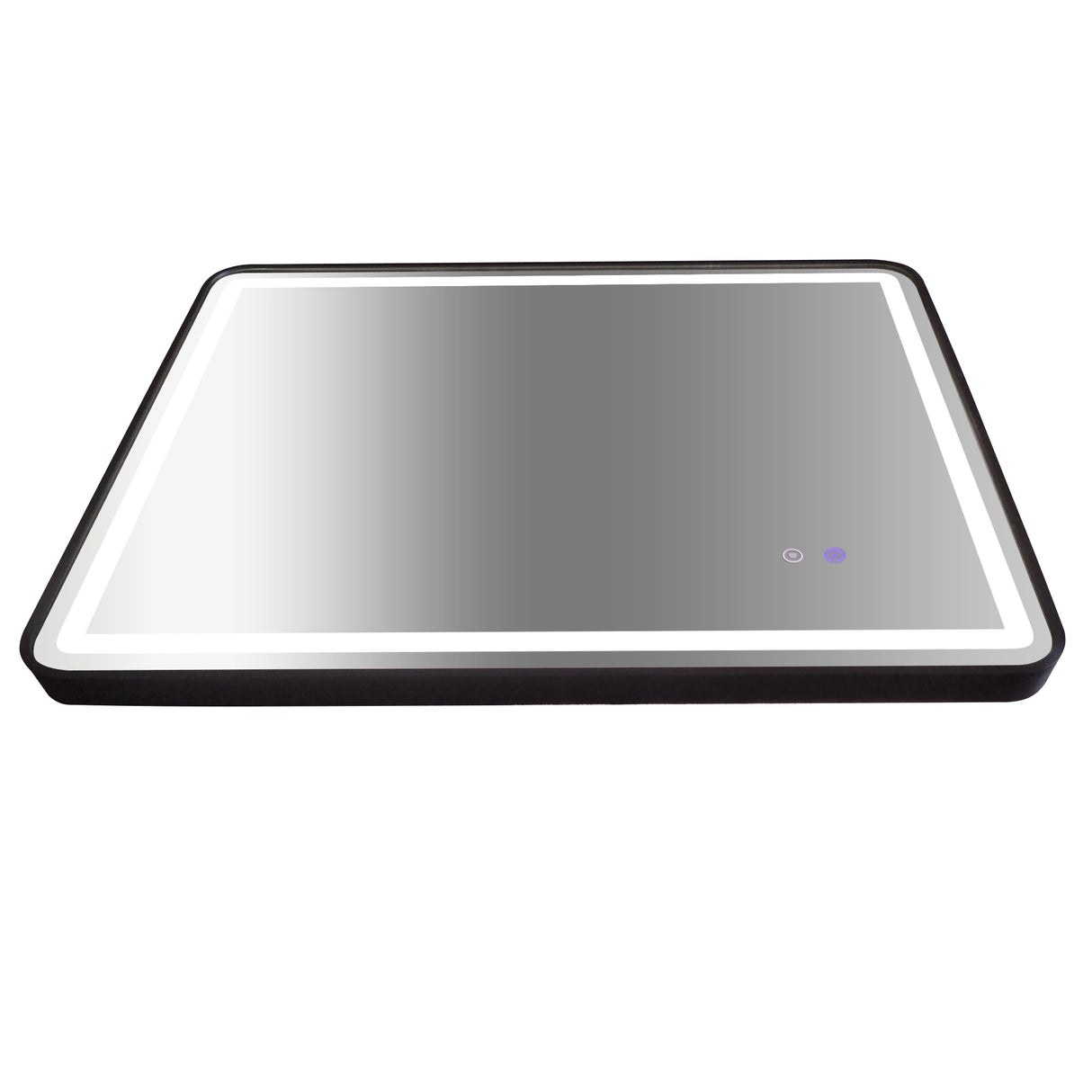 Rectangular Mirror LED Anti-Fog Illuminated Bathroom Living Room - 90x70cm