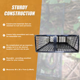 Humane Snake Trap Remove Small to Medium Snakes 2 Doors - Top-Down View
