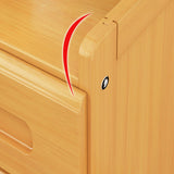 Wooden Hall Stand Floor Coat Rack with Drawer Modern Minimalist Style