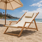Premium Foldable Outdoor Sling Chair Patio Lounge