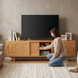 European Style TV Cabinet Entertainment Unit Stand Storage
