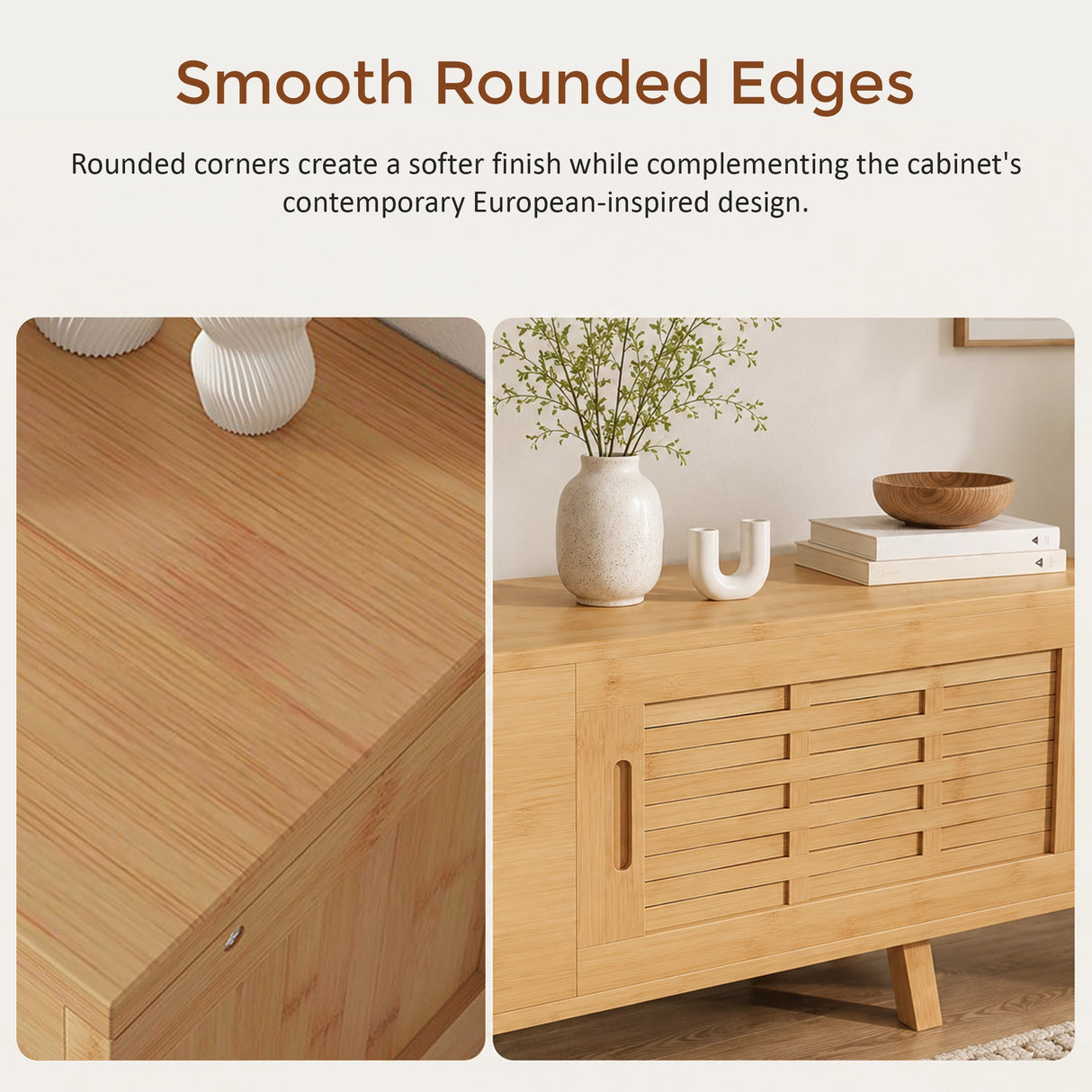European Style TV Cabinet Entertainment Unit Stand Storage