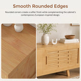 European Style TV Cabinet Entertainment Unit Stand Storage - Extra Image