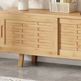 European Style TV Cabinet Entertainment Unit Stand Storage - Extra Image