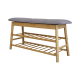 Shoe Stool Storage Rack Cabinet Multifunctional Space Saving