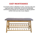 Shoe Stool Storage Rack Cabinet Multifunctional Space Saving
