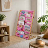 Children's Bookshelf Bookcase Magazine Rack Home Storage